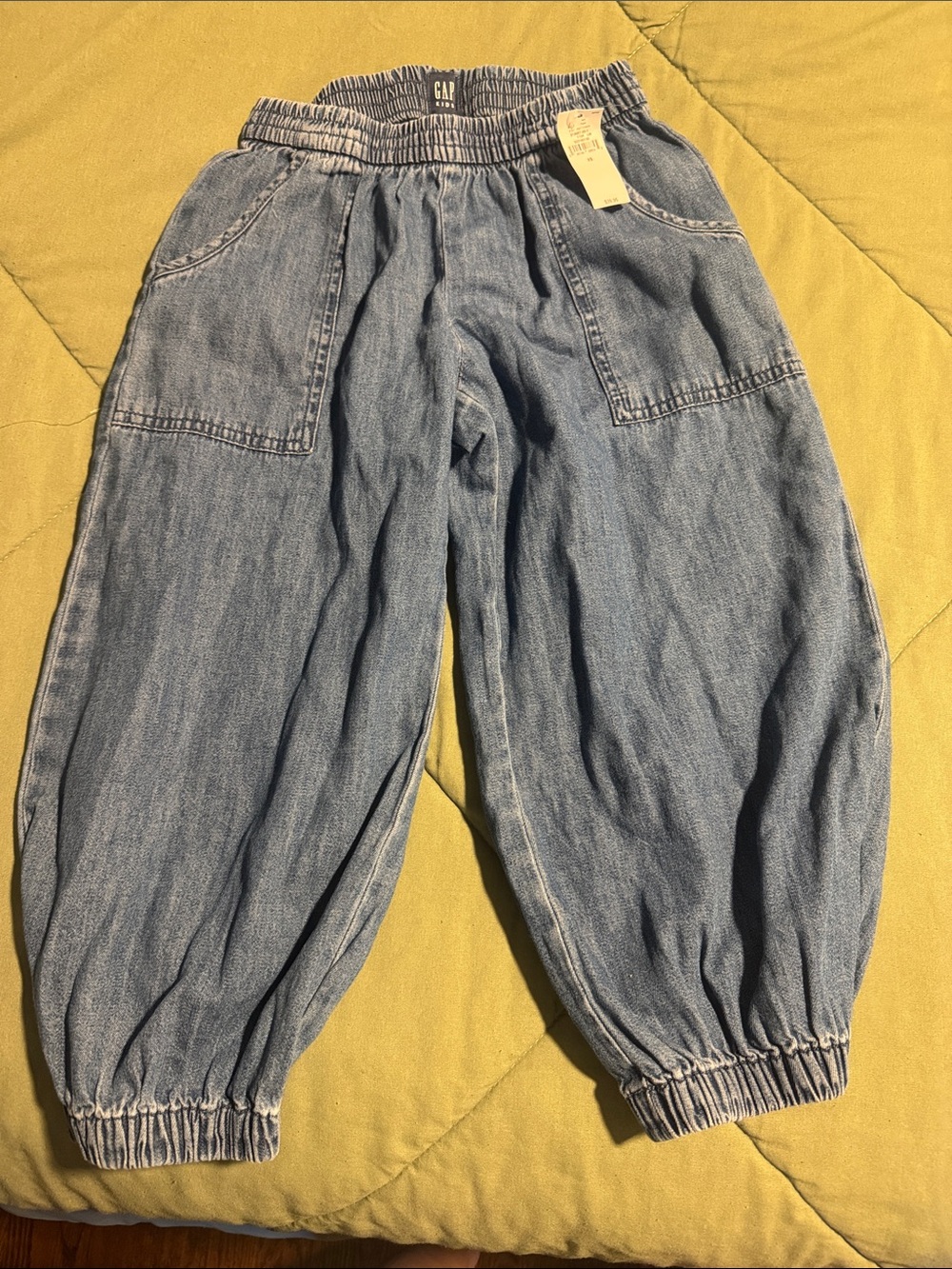 GAP Kids Light Wash Denim Jogger Jeans